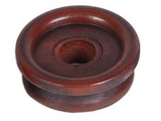 Repro of Atwater Kent Wood Knob (plastic): click to enlarge