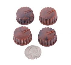 GE Large Fluted Knob with Pointer: click to enlarge