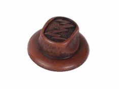 Repro of Zenith Wood Knob (plastic): click to enlarge