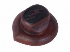 Repro of Zenith Wood Knob (plastic): click to enlarge